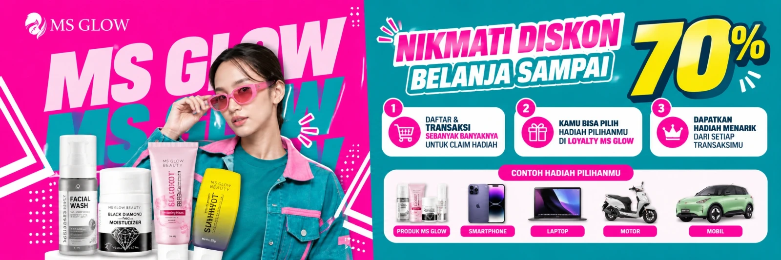 MS GLOW promo